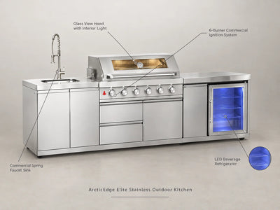 Arcticedge Elite Stainless Outdoor Kitchen